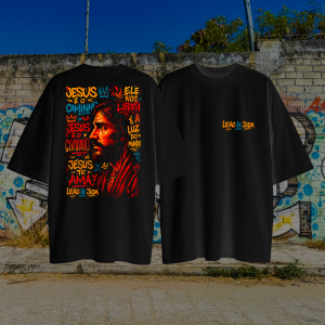 Camiseta Oversized Suedine | Leão de Judá