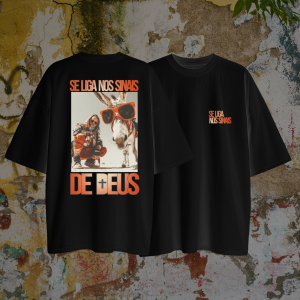Camiseta Oversized Suedine | Se Liga nos Sinais