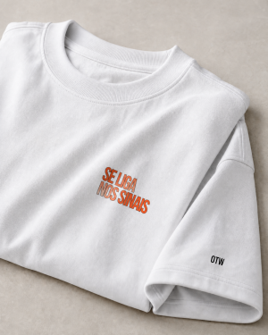Camiseta Oversized Suedine | Se Liga nos Sinais