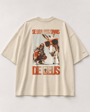 Camiseta Oversized Suedine | Se Liga nos Sinais