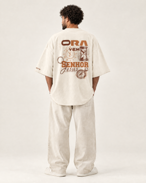 Camiseta Oversized Suedine | Lucas 1:37