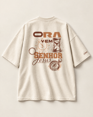 Camiseta Oversized Suedine | Lucas 1:37